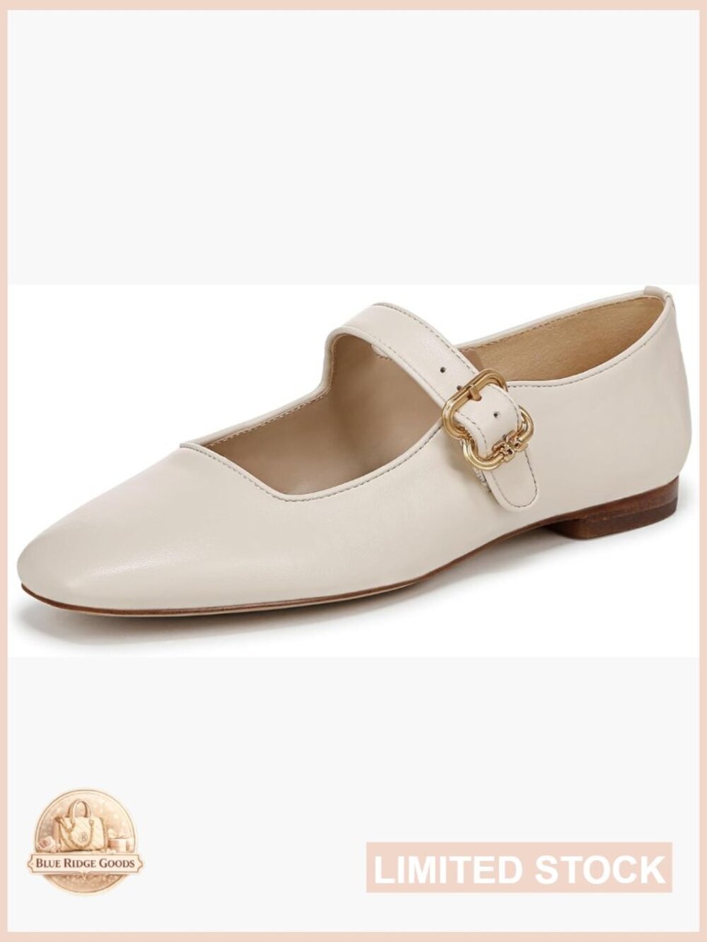 Mesh Ballet Flats - Almond Toe, Leather, Flat Heel, Side Zipper
